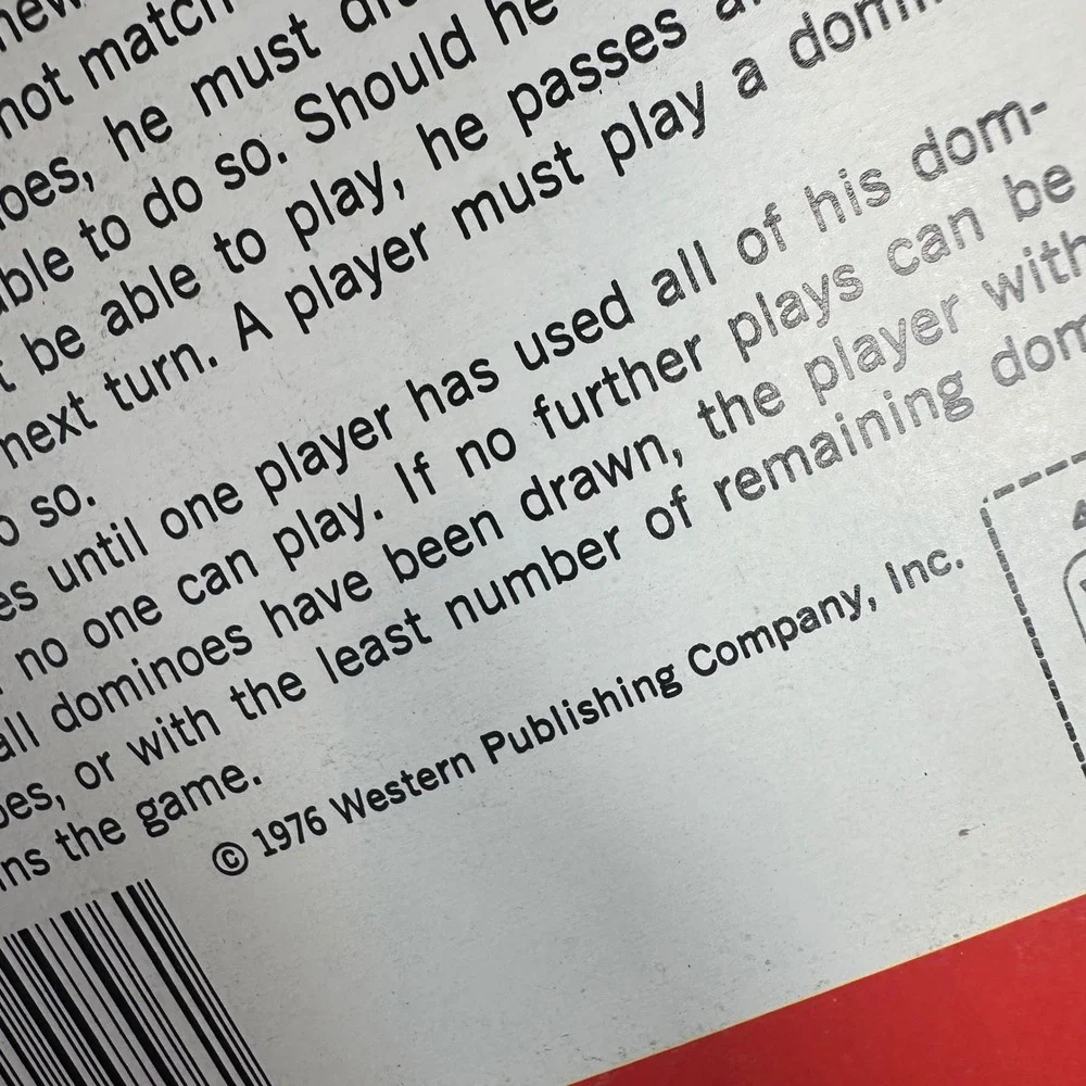 Whitman vintage 1976
